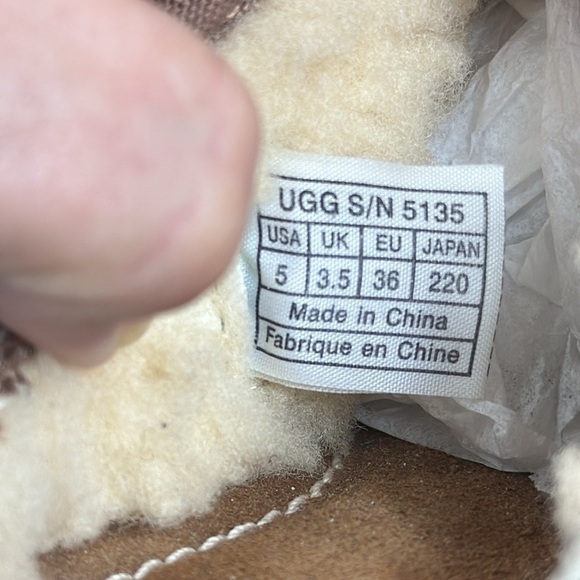 UGG KOHALA Nubuck Shearling Lined Clogs Women's US5 Brown Suede - Picture 10 of 15